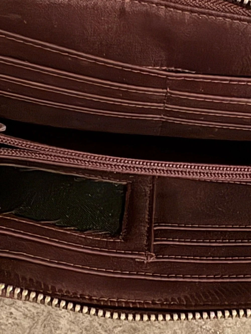 The Sak Crochet zippered wallet